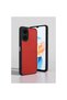 Oppo A38 Compatible Case Aras Leather Cover - Red - 5