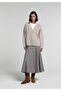 Regular Fit Snap Fastener Unlined Women's Beige Jacket - 3
