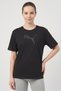 Women Relaxed Fit Short Sleeve Outdoor T-Shirt, Black