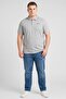 Men Regular Fit Brand Logo Short Sleeve Polo Shirt, Light Grey - 2