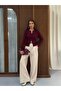 Women's Corsman Knitwear High Collar Buttoned Front Blouse
