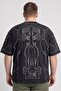Men Crew Neck Brand Logo Short Sleeve T-Shirt, Black - 4