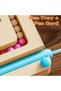 Magnetic Color and Number Maze,Montessori Counting Matching Toys,Wooden Color Matching Learning Counting Puzzle Board for Toddlers and Kids Boys Girls Preschoolers 3 4 5 Years Old - 6