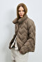 Desert Duck Down Women's Coat Sand - 4