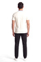 Men's Short Sleeve Crew Neck Relaxed Fit White T-Shirt - 4