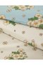 Meadow Cottage Cotton Double Duvet Cover Set 200X220 cm Cream - Blue - 3