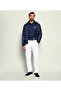Men's Regular Fit Logo Embroidered Long Sleeve Navy Blue Shirt - 2
