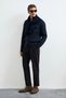 Loved Men's Cardigan Navy Blue - 4