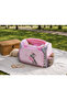 Pink Multi-Pocket Mother and Baby Maternity Bag with Adjustable Shoulder Strap - 6