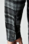Long Sleeve Regular Fit Plaid Wool Flannel Lumberjack Winter Shirt - 6