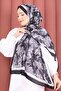 Premium Floral Patterned Shawl Series Black