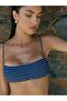 Striped Marine Bikini Navy Blue - 5