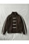 Double Striped Oversized China Unisex Jacket