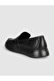 Volamo Genuine Calf Leather Black Men's Loafer Shoes - 5