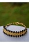 Tuğralı Design Bracelet - Black - - 2