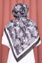 Premium Floral Patterned Shawl Series Black - 3