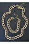 Jewelry set - gold color -
