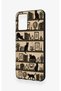 Vivo Y33S Compatible Vintage Black Cat Pattern Silicone Case - 4