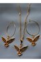 Jewelry set - gold color - - 2