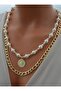 Necklace - Gold Color -