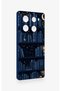 Infinix Note 40 Pro Compatible Night-Themed Bookshelf Patterned Silicone Case - 4