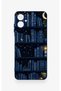 Samsung A06 Compatible Night Themed Bookshelf Patterned Silicone Case - 2