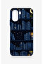 Oppo A6T Compatible Night-Themed Bookshelf Patterned Silicone Case - 4
