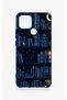 Oppo A15 Compatible Night-Themed Bookshelf Patterned Silicone Case - 2