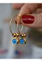 Earrings - Gold Color - - 2