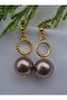 Earrings - Gold Color - - 2