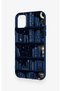iPhone 11 Compatible Night Themed Bookshelf Patterned Silicone Case - 2