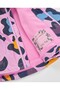 Girl's Purple Glittery Raincoat with Fleece Inside - 4