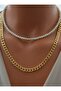 Necklace - Gold Color -
