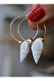 Earrings - Gold Color - - 2