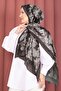 Premium Floral Patterned Shawl Series Bitter Brown - 2