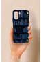 Oppo A6T Compatible Night-Themed Bookshelf Patterned Silicone Case