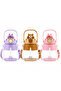 Cute Rabbit Figured Water Bottle, Children's Water Bottle with Straw, School - 2