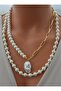 Necklace - Gold Color - - 2