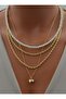 Necklace - Gold Color - - 3
