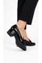 Women's Loafer Shoes Laceless Buckle Detailed Flat Sole Moccasin Daily Office Stylish Pc-56189 - 5