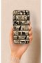 Honor Magic 8 Lite Compatible Vintage Black Cat Pattern Silicone Case