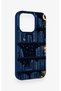 iPhone 14 Pro Compatible Night Themed Bookshelf Patterned Silicone Case - 3