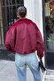 Women's Stand Collar Faux Fur Jacket - 7