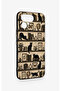 Tecno Pova Curve 2 Compatible Vintage Black Cat Patterned Silicone Case - 3