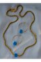 Jewelry set - gold color - - 4