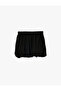 High Waist Pocketed Comfortable Fit Mini Sports Shorts Skirt