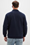Zippered Polo Collar Pocket Jacket - 8