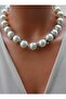 Necklace - White -