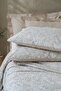 Minimal Single Elastic Sheet Duvet Cover Set Loom Beige - 2