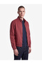 Pocketed Zippered Cotton Button Detailed Stand Collar Gabardine Shirt - 2